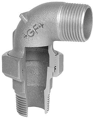 Knieholländer Fig. 101 1/2" verzinkt