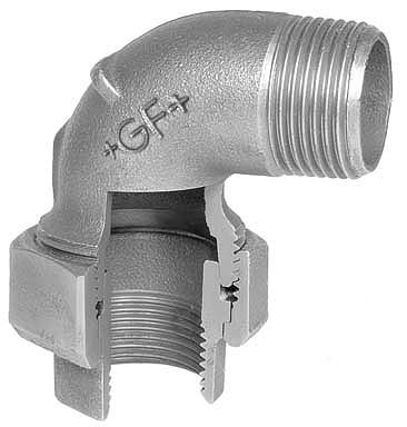 Knieholländer Fig. 102 1/2" schwarz