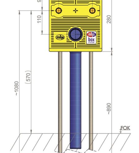 mhs Spültisch 12032CO5po0000 Auslass 153mm STS/CO/20-Kelit Kelit Kelen