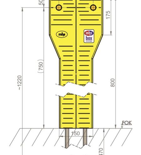 mhs Badewanne 14551KE0000a00 Auslass 153mm BWS-L/KE/16/BH-Kelit Kelox