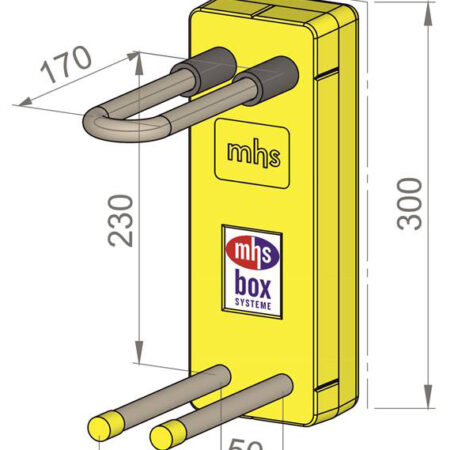mhs VHKS 00131CU0000000 Ventilheizkörper V-HKS23/15/CU-Supersan Kupfer