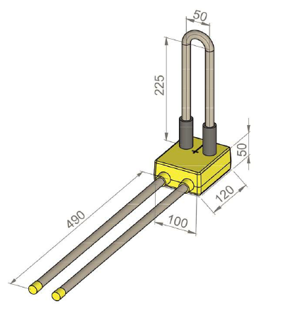 mhs VHKP 01031FF00000f0 Ventilheizkörper V-HKP-50/FF/16-Geberit FlowFit