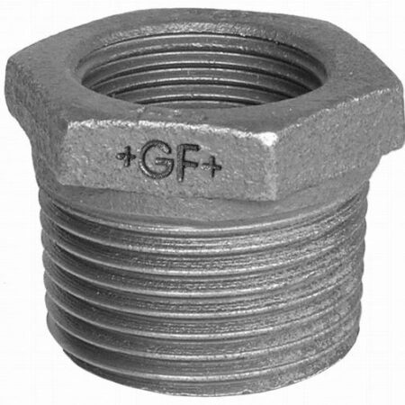 Reduziernippel mit IG und AG 1/4"x1/8" Stahl (VZ Ausführung = galvanisch VZ)
