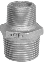 Doppelnippel red. Fig. 245 1/2"x1/4" verzinkt