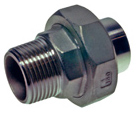 Verschraubung Fig.434/312 AE/AG Wst.316 5/4" konisch dichtend