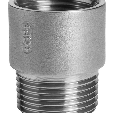 Edelstahl Hahnverlängerung Wkst 316 IG/AG Fig.525 DN25 L= 15mm DVGW/UBA