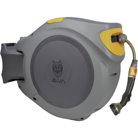 ALVA Wandschlauchbox in ALVA DESIGN 30m Schlauch 1/2" Auto Reel