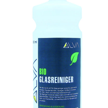 ALVA BIO Glas-Reiniger, 1000 ml Flasche mit Sprühkopf