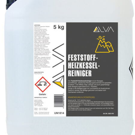 ALVA Feststoff-Heizkesselreiniger, 5 Liter Kanister