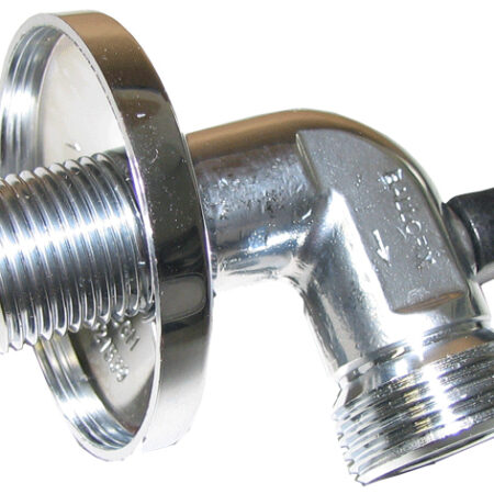 ALVA Geräteanschlußhahn 1/2" mit RV, und Rosette für 3/4" Schlauchanschluss