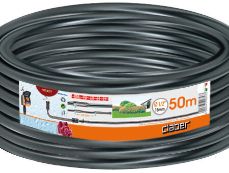 ALVA Gartenberegnung Tropfschlauch, 16mm-50m, schwarz 2l/Std 0,5-1b