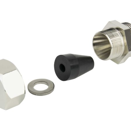ALVA Verschraubung mit 3/4" und 1" AG, zur Montage des Heizbandes in Rohren