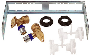 ALVA Montageschiene mit Adapter 2 Wandwinkel kurz 20x2-1/2" IG SIS