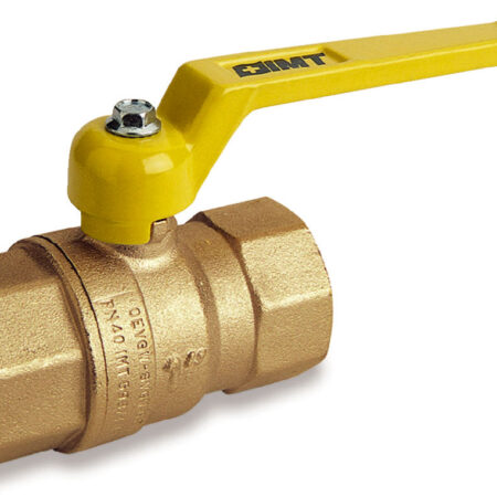 ALVA Kugelhahn 5/4" Messing DIN2999 ÖVGW geprüft Alu-Griff gelb