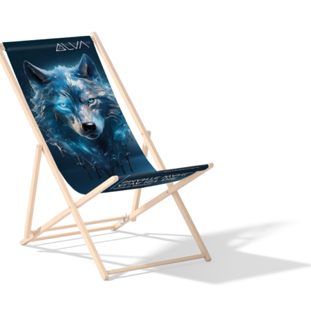 ALVA Liegestuhl Blau