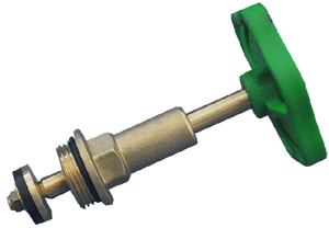 ALVA Fettkammer-Oberteil für Schrägsitzventil, mit steigender Spindel, DN40, 1 1/2", aus Messing, mit EPDM Dichtung 0018144000001