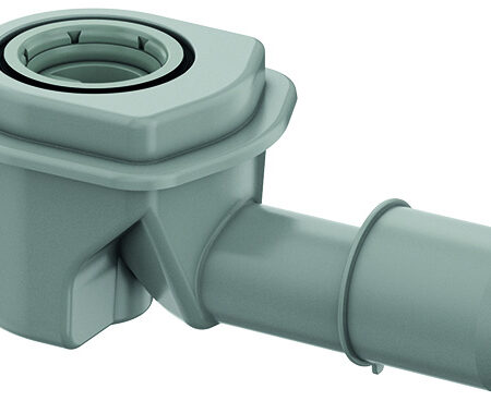 ACO Showerdrain M Ablaufk. Sperrwasserh.50mm,Einb.125-165 mm,waagr.