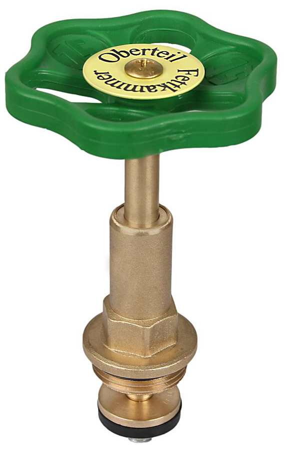 ALVA Fettkammer-Oberteil für Freistromventil, DIN 3502, mit steigender Spindel, DN15, 1/2", mit EPDM Dichtung 0018161500001