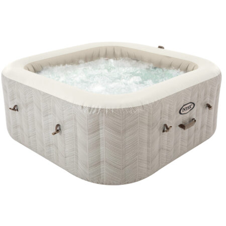 ALVA PureSpa Whirlpool ⧄ 211 x 71 cm Chevron Deluxe Squar