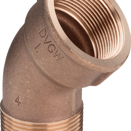 ALVA Bogen 45 Grad 3121 in R3/4 x Rp3/4 Rotguss