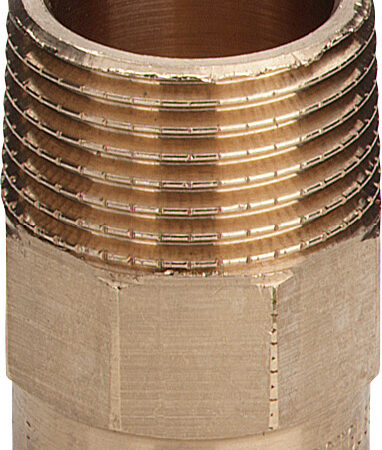 ALVA Übergangsnippel 94243G in 15mm R1/2 Rotguss