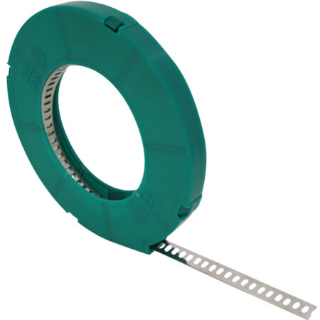ALVA Spezial-Lochband Edelstahl Rolle 20m für CDUH, 13mm