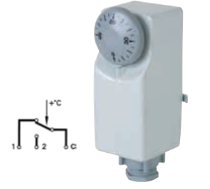 Afriso Anlegethermostat GAT/7 C1 aussen einstellb.0-90 Gr.(67401)