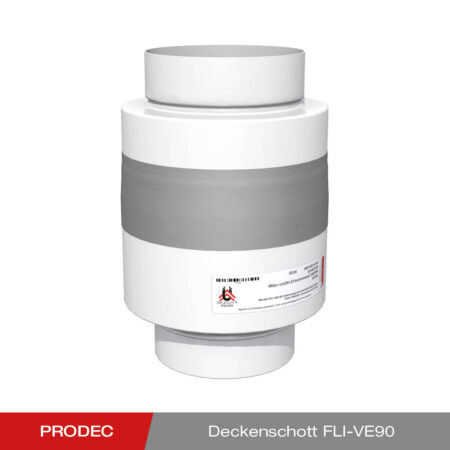 AirFireTech PRODEC Deckenschott FLI-VE DN160 mit freiem Querschnitt