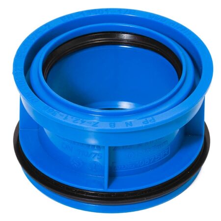 PP-Abwasser-Innen-Reduzierstück DN 110/75  (blau) f. dickwandige Rohre