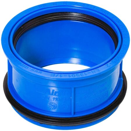 PP-Abwasser-Innen-Reduzierstück DN 110/90  (blau) f. dickwandige Rohre