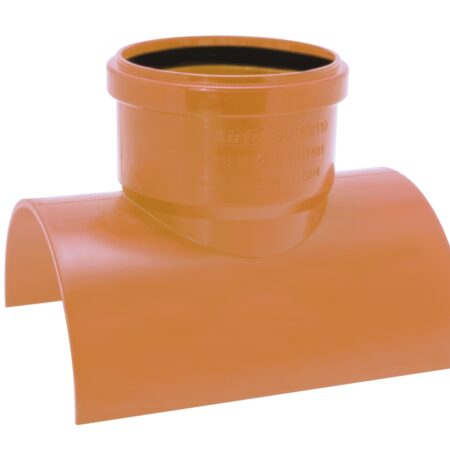Klebeabzweig 87Gr.aus PVC-U DN 160 x 110