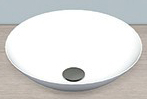 Laufen Schalenbecken weiß, kreisförmig, ø 300mm, ohne HL&ÜL