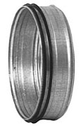 ALVA Enddeckel verz.Blech f.Rohr DN80 mit Lippendichtung