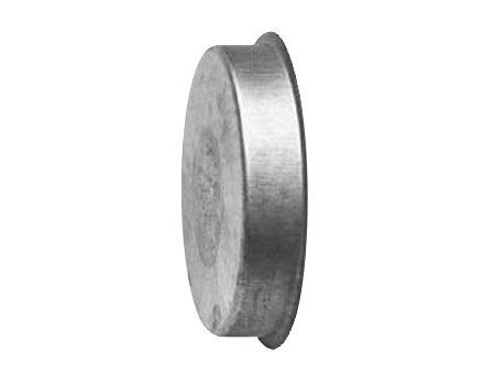 ALVA Enddeckel aus verz.Blech f.Rohr DN80