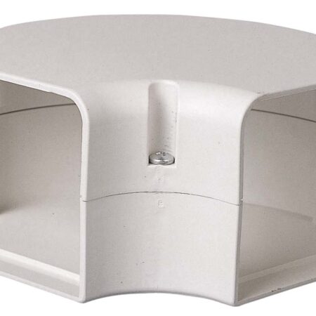 ALVA Installationkanal Industrie Bogen flach 105, 90°, RAL 9002