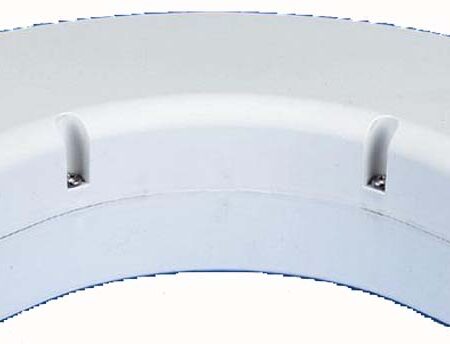 ALVA Installationkanal Industrie Langbogen flach 105, 90°, RAL 9002
