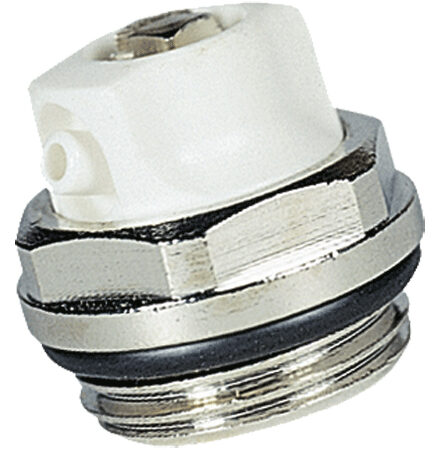 ALVA Radiator-Entlüftungsstopfen vernickelt 1/2"
