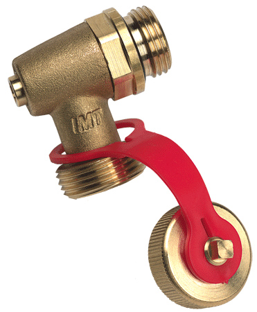 ALVA arretierbarer Kesselfüll- und Entleerungshahn 1/2" mit Kappe
