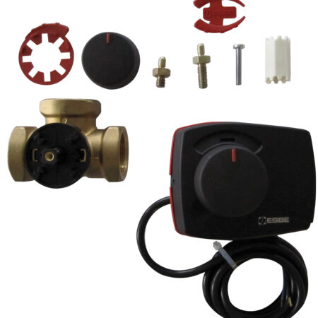 ALVA Set Mischer 3/4" mit Stellmotor