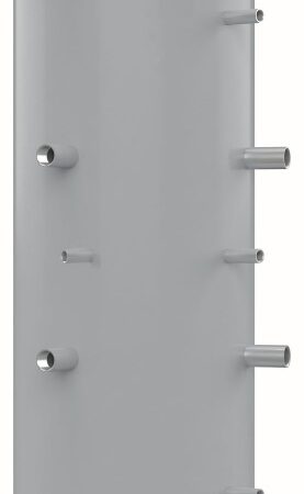 ALVA Pufferspeicher 500l mit eingeb. Glattrrohrstahlreg. 1,88m2 ohne Isolierung