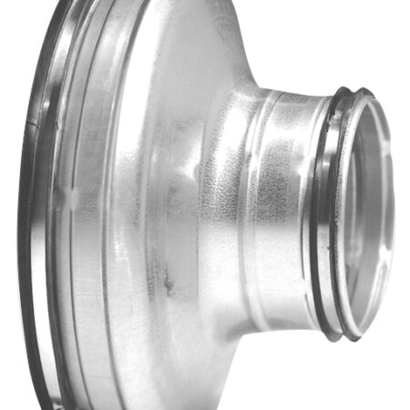 ALVA Reduktion aus verz.Blech DN160/100 mit Lippendichtungen