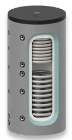 ALVA Schicht-Kombispeicher 1000 L,Silber Vlies 100 mm