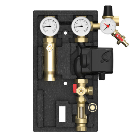 ALVA 2-Strang Solarstation S3/4", mit Grundfos UPM3 Hybrid Pumpe, PWM