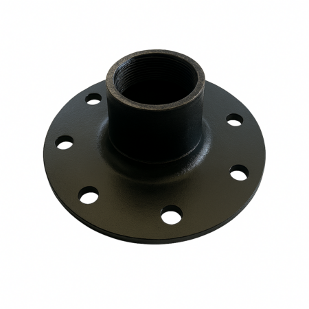 ALVA Speicher-Flansch mit Muffe 6/4" Ø 170 mm, 8 Loch, mit Bohrung 10,5 mm