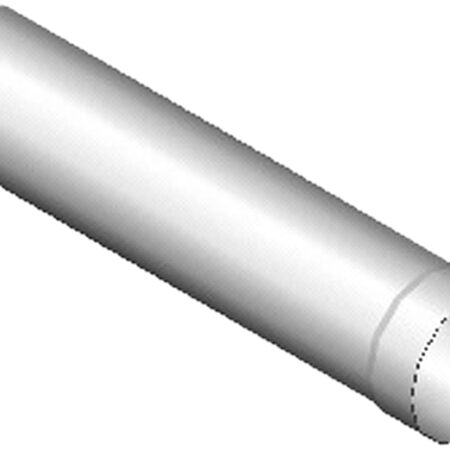 ALVA Rauchrohr gemufft 2 mm Durchmesser 200/500 mm