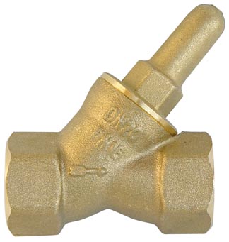 ALVA Schrägsitz-Rückschlagventil, 1" Messing
