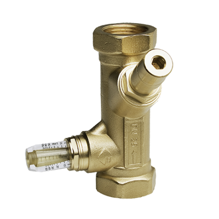 ALVA Strangregulierventil mit Durchflussanzeige, 1" IG, 5-50L