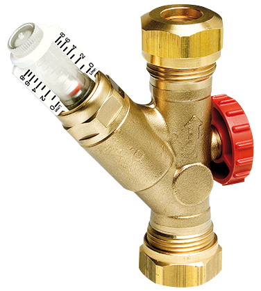 ALVA Strangregulierventil mit Durchflussanzeige, 3/4" IG, 2-16L