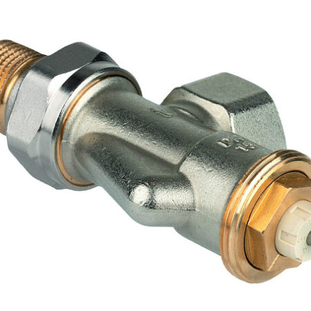 ALVA Vorlaufventil Axialform 1/2", kvs 0,063-0,70, M30x1,5