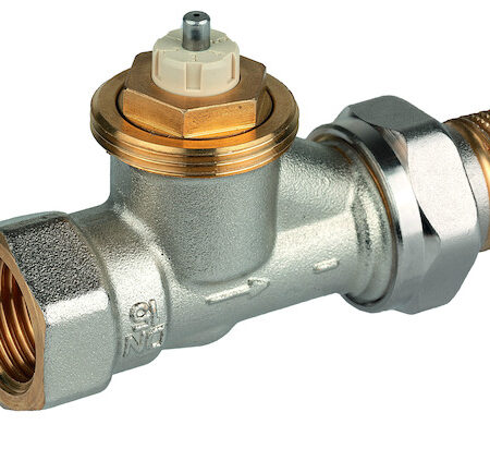 ALVA Vorlaufventil Durchgangsform 1/2", kvs 0,063-0,70, M30x1,5